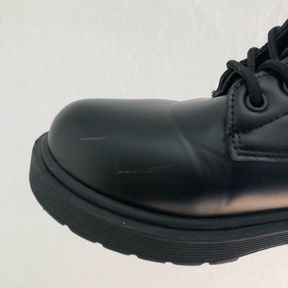 Blk combat boots. 🖤 - Picture 6 of 6